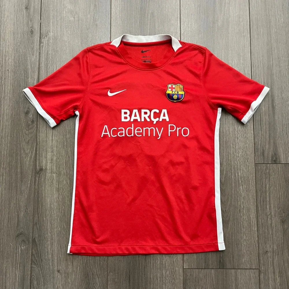Nike Barca Academy Pro Miami Soccer Jersey Kids Large Red FC Barcelona #11